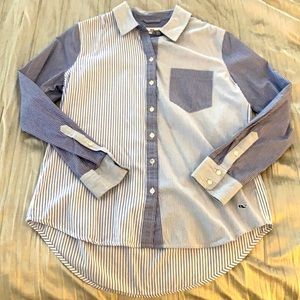 Vineyard Vines Blue Collard Button-down